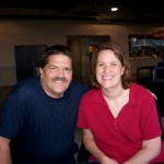Jim and I at the Loons game in 2009.