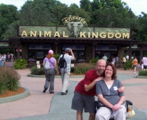 Dan & me at Walt Disney's Animal Kingdom