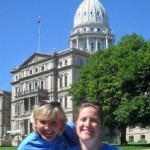 Jennifer & Rochel after our chance 
meeting with Rep. Caul