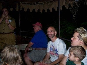 Dan and my dad aboard the Jungle Cruise