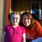 An old picture of my buddy, Abby, and me